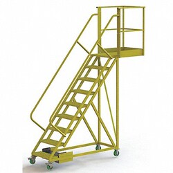 Grainger Rollng Ldr Unasmbld Hndrl Platfm 90 In H