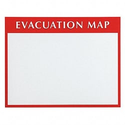 Grainger Evacuation Map Holder 13-1/2 H