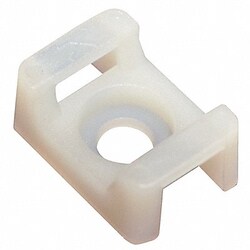 Grainger&nbsp;Cable Tie Base Saddle Natural PK1000