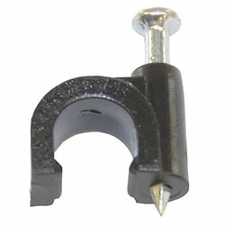 Grainger&nbsp;Cable Staple Nail 1/4In Black PK100