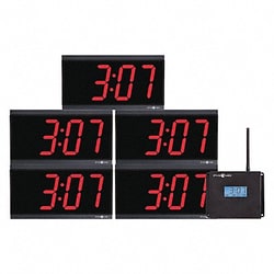 Grainger Wall Clock Digital Electric, Quantity: Each of 1