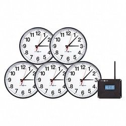 Grainger Wall Clock Analog Battery