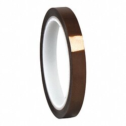 Grainger Elec Tape 108 ft Lx3/8 in W 3 mil Amber