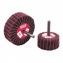 Grainger Mount Duplex Wheel A/O 3x2x1/4 Grit 80