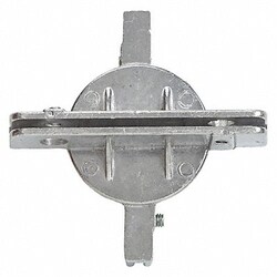 Grainger Bracket Silver Aluminum