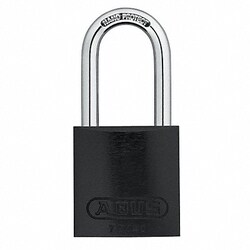 Grainger Lockout Padlock KA Black 1-1/2 H PK12