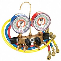 Grainger&nbsp;Manifold Gauge 4-Valve