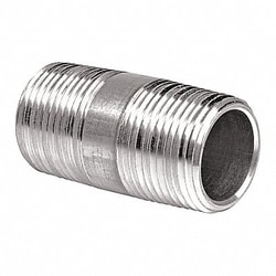 Grainger Nipple Aluminum Overall L 2in