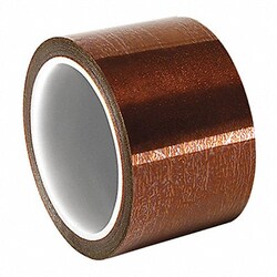 Grainger Elec Tape 108 ft Lx2 in W 3 mil Amber