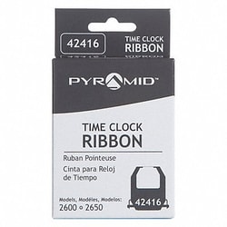 Grainger Time Clock Replacement Ribbon Black/Red