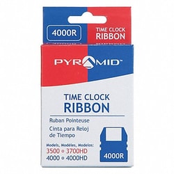 Grainger Time Clock Replacement Ribbon Black