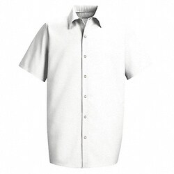 Grainger Short Slv Wht 65 per PET/35 per Ctn L