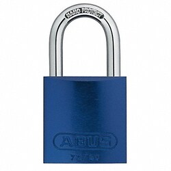 Grainger&nbsp;Lockout Padlock KA Blue 1-1/2 H PK12