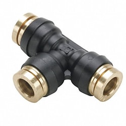 Grainger Union Tee 1/2 in PK10, Quantity: Pack of 1