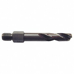 Grainger Threaded Shank Drill 1/4 HSS, Quantity: Each of 1