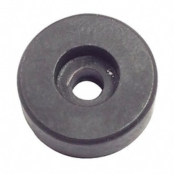 Grainger Bumper 1/2 in Black Rubber PK50