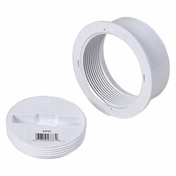 Grainger Plastic Snap In 4 Cleanout Assemblies