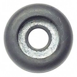 Grainger Bumper 5/8 in Black Rubber PK50