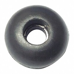 Grainger&nbsp;Bumper 5/8 in Black Rubber PK25