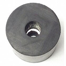 Grainger Bumper 1-1/4 in Black Rubber PK5