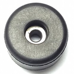 Grainger Bumper 11/16 in Black Rubber PK25