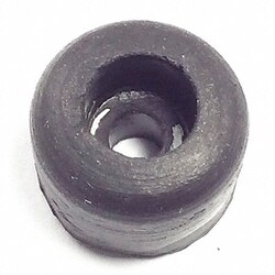 Grainger Bumper 1/2 in Black Rubber PK25
