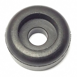 Grainger Bumper 5/8 in Black Rubber PK50