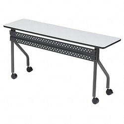 Grainger&nbsp;Mobile Table Rectangle Gray 60 W
