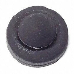Grainger Bumper 3/8in. Black Rubber PK100