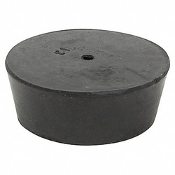 Grainger&nbsp;Stopper Sz 13.5 62 mm BDia Black 0 PK3