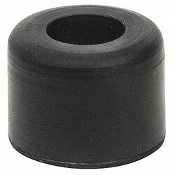 Grainger Bumper 3/4 in Black Rubber PK10
