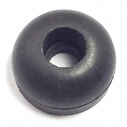 Grainger Bumper 5/8 in Black Rubber PK25
