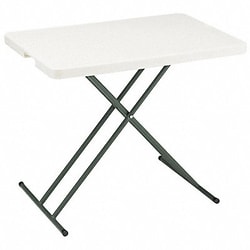 Grainger Adj. Fldg Tbl Rectgl Plythlyn 30 L 20 W