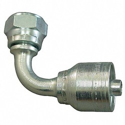 Grainger Crimp Fitting 90 Deg 1/4 ID M16-1.5 F