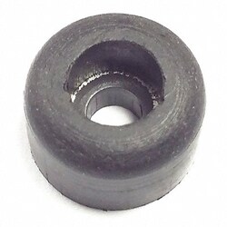Grainger Bumper 1/2 in Black Rubber PK25