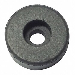 Grainger Bumper 1/2 in Black Rubber PK25
