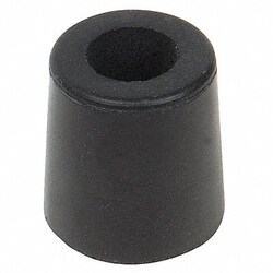 Grainger Bumper 5/8 in Black Rubber PK10