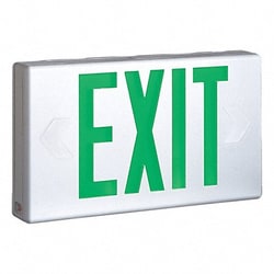 Grainger&nbsp;Exit Sign Less Than 1.0W Red 1 or 2