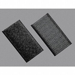 Grainger Hook and Loop 1x3 In Black PK100