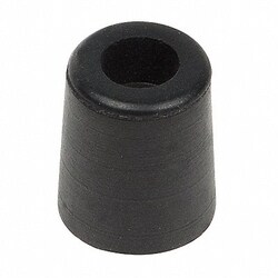 Grainger Bumper 5/8 in Black Rubber PK10