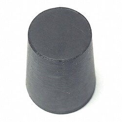 Grainger Stopper Sz 1 14 mm BDia Black 0 PK65