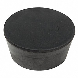 Grainger Stopper Sz 11.5 50 mm BDia Black 0 PK6