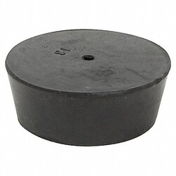 Grainger&nbsp;Stopper Sz 11.5 50 mm BDia Black 0 PK6