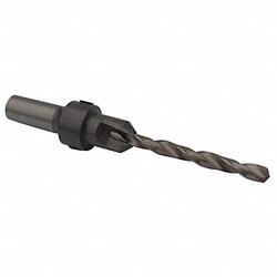 Grainger&nbsp;Cntrsnk Rtr Bit No.8 Wd/Scrw 25/64 In