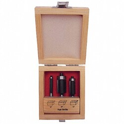 Grainger&nbsp;Router Bit Set 3 Pc Carbide Tipped