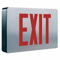 Grainger&nbsp;Ext Sgn Alum Blk 12.625in 1W
