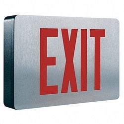 Grainger&nbsp;Ext Sgn Alum Blk 12 5/8in 1W