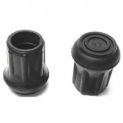 Grainger&nbsp;Protective Leg Tip SlipOn Rd 39/64 PK25