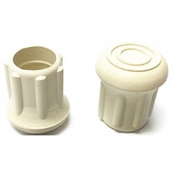 Grainger&nbsp;Protective Leg Tip SlipOn Rd 47/64 PK25
