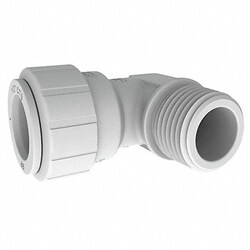 Grainger&nbsp;90 Elbow 1/2 CTS x 1/2 NPT White
